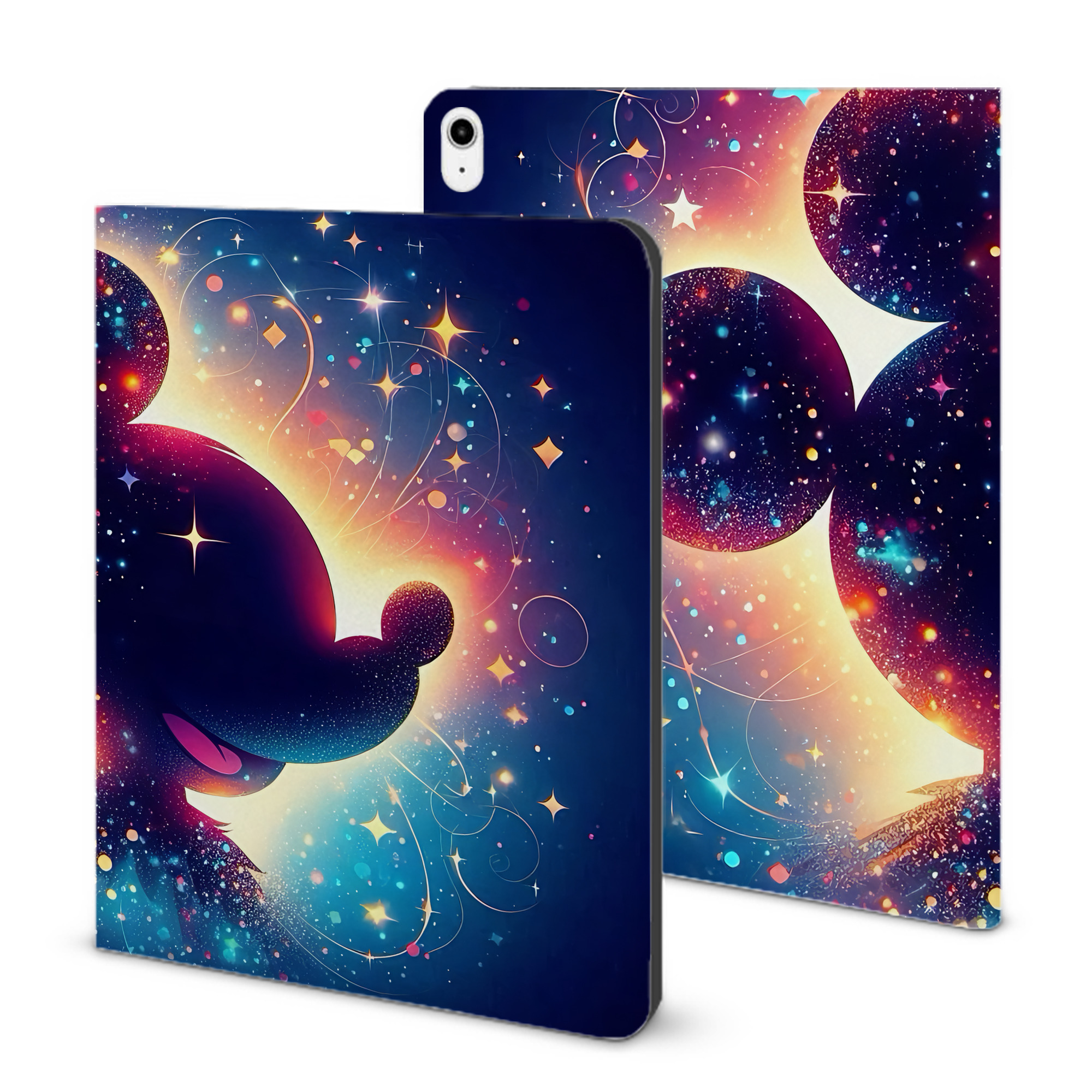 （画像用） ミッキーマウス Mickey Mouse IPadケース ペンホルダー付き ブックスタイルデザイン